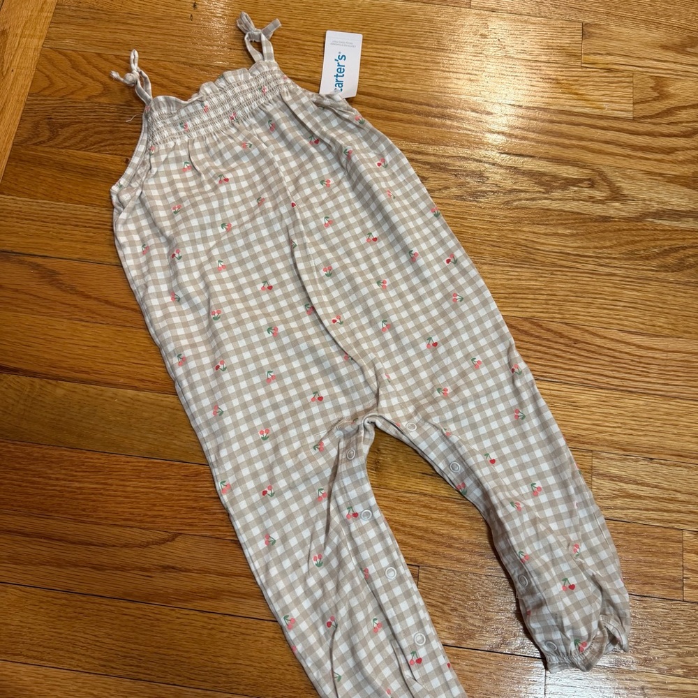 Carter’s Baby Gingham Checkered Jumpsuit